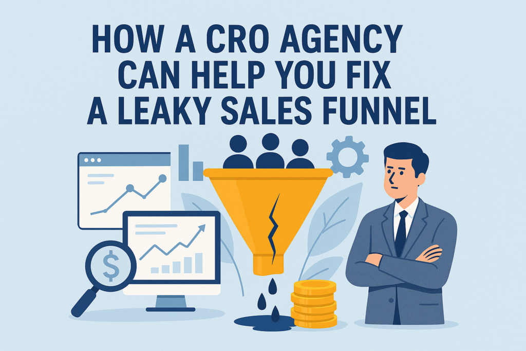 How a CRO Agency Can Help You Fix a Leaky Sales Funnel