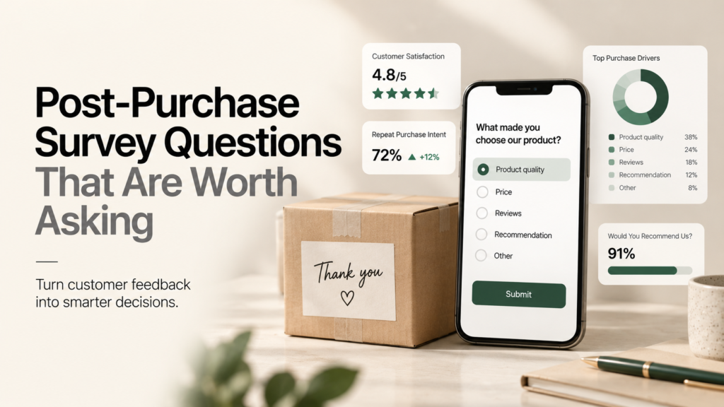 Post-Purchase Survey Questions That Are Worth Asking