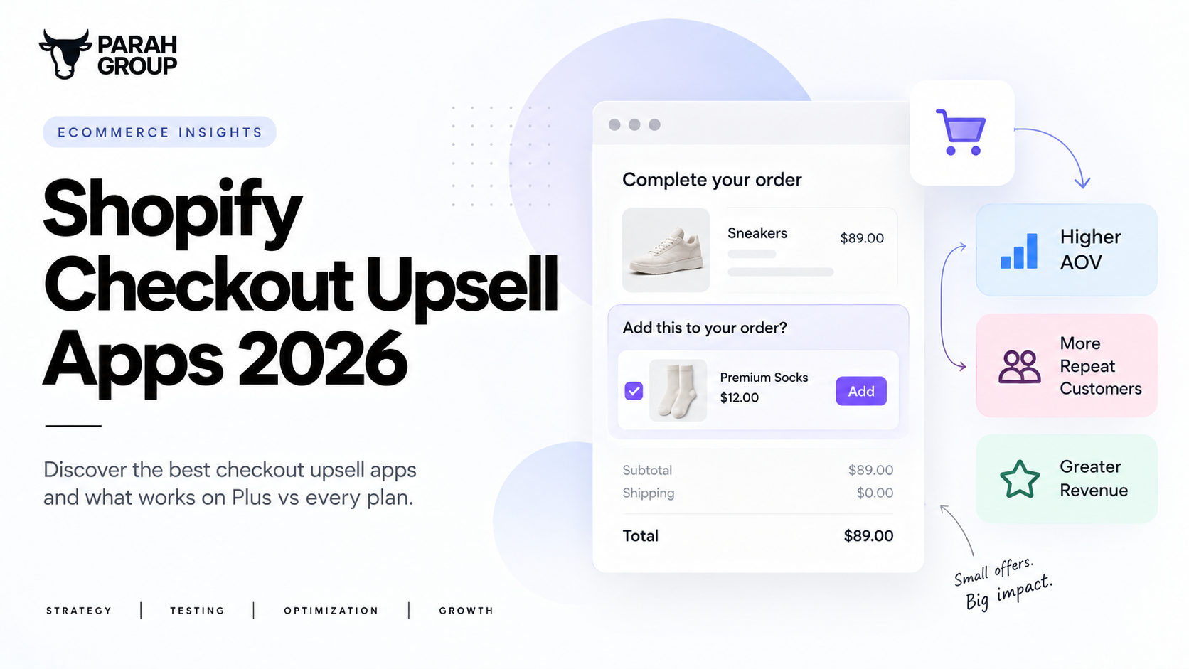 Shopify Checkout Upsell Apps 2026 Plus vs Every Plan