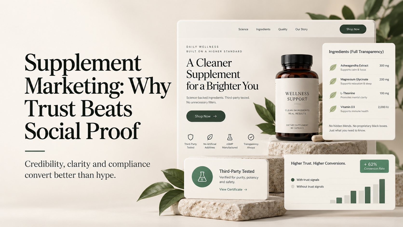 Supplement Marketing Why Trust Beats Social Proof