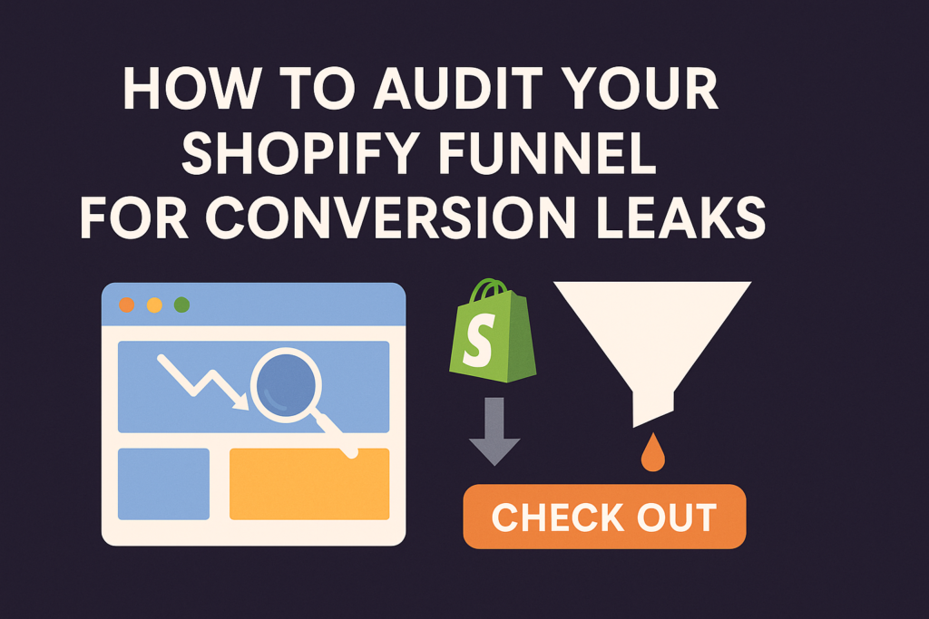 How to Audit Your Shopify Funnel for Conversion Leaks