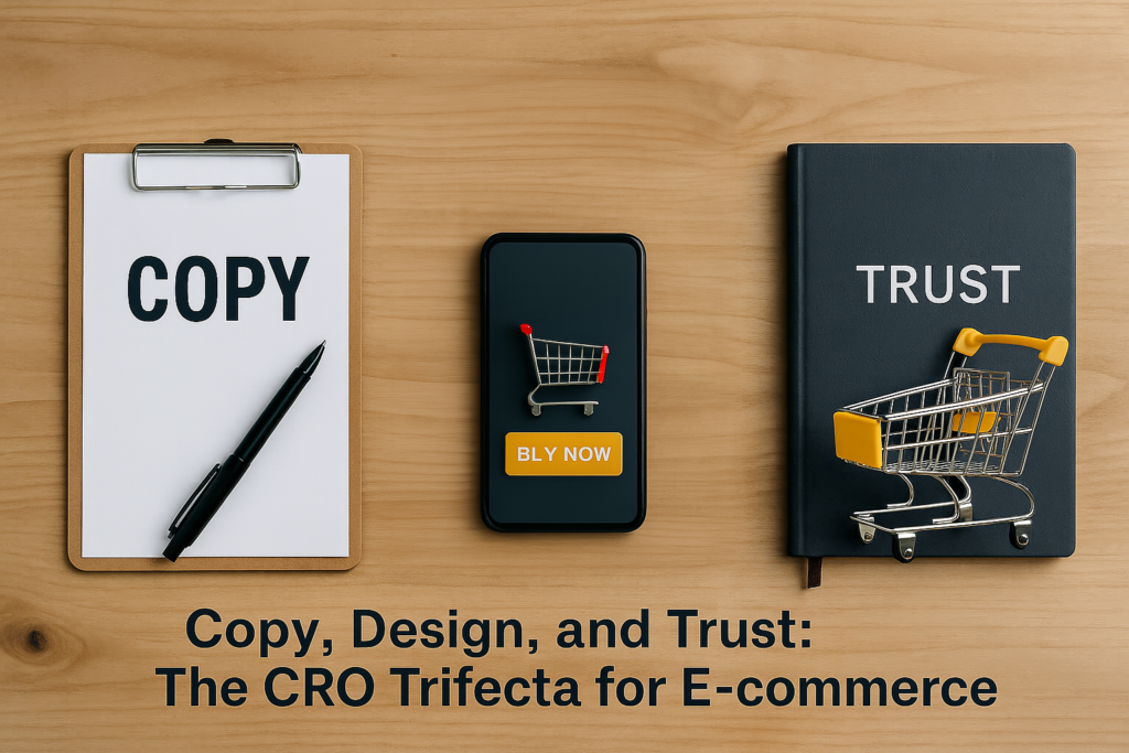 Copy, Design, and Trust: The CRO Trifecta for E-commerce