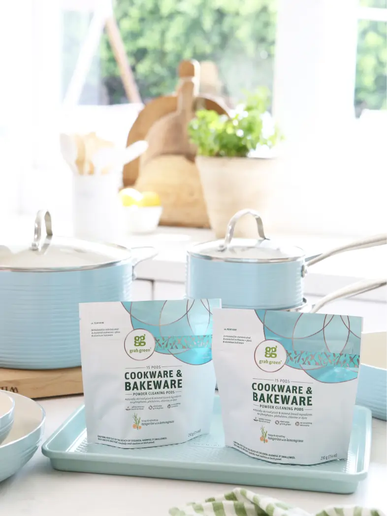 Grab Green cleaning products
