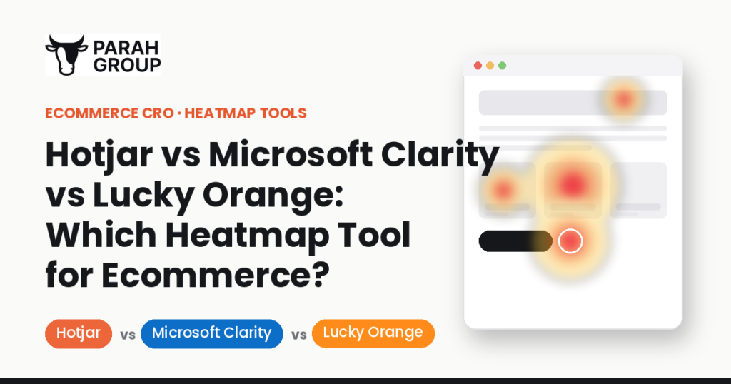 Hotjar vs Microsoft Clarity vs Lucky Orange for Ecommerce