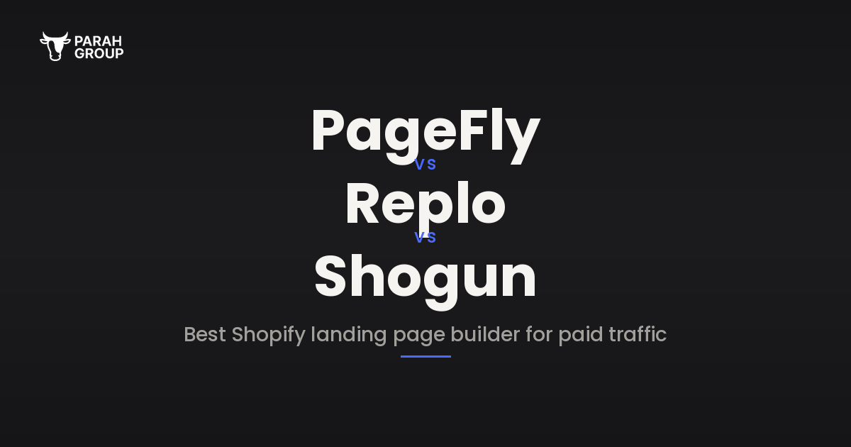 pagefly shopify landing page builder