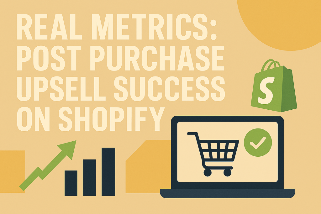 Real Metrics: Post Purchase Upsell Success on Shopify