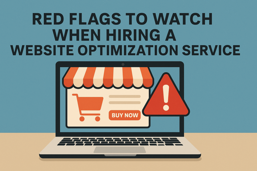 Red Flags to Watch When Hiring a Website Optimization Service