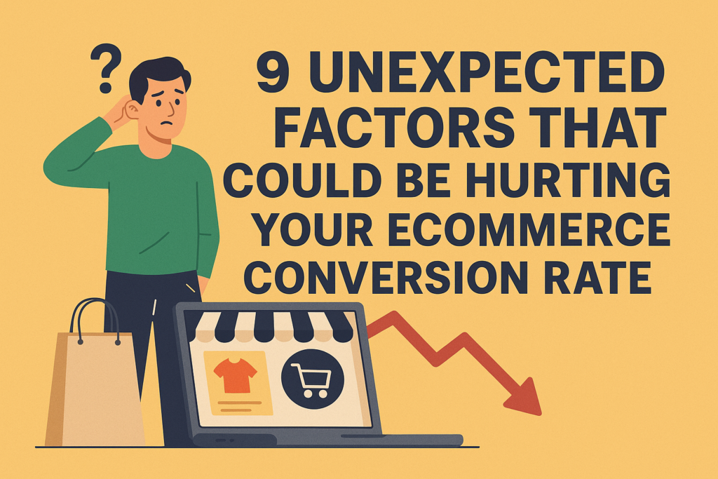 9 Unexpected Factors That Could Be Hurting Your Ecommerce Conversion Rate