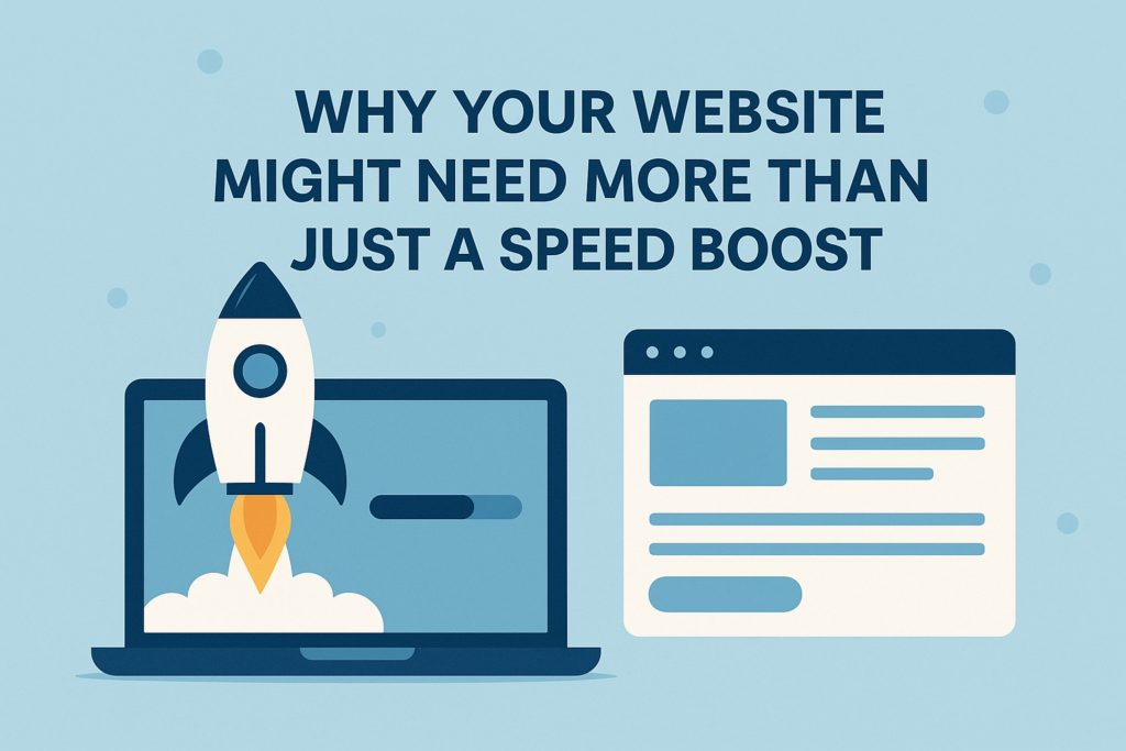 Why Your Website Might Need More Than Just a Speed Boost